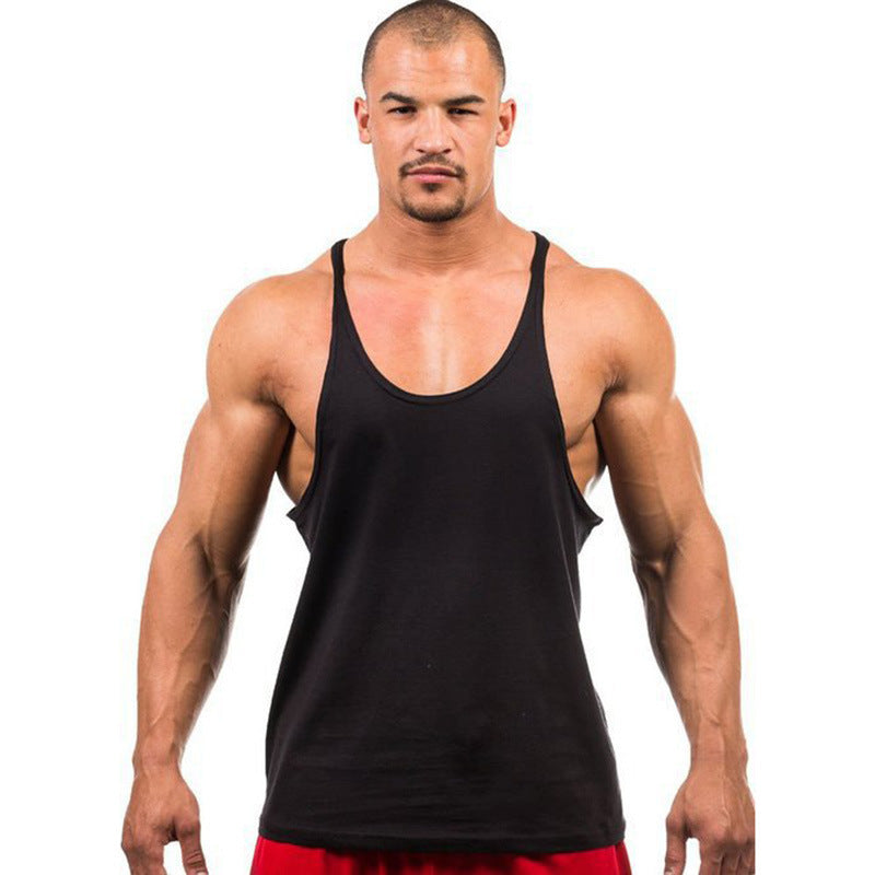 Cotton Basic Fitness Training Vest for Men - Be Active Gear