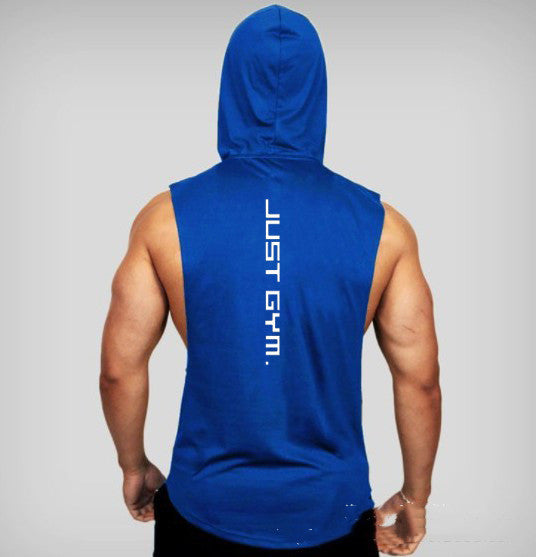 Men's Hooded Fitness Vest - Loose Fit - Be Active Gear