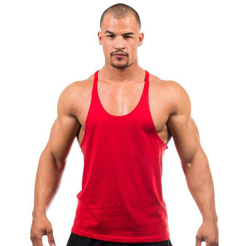 Cotton Basic Fitness Training Vest for Men - Be Active Gear