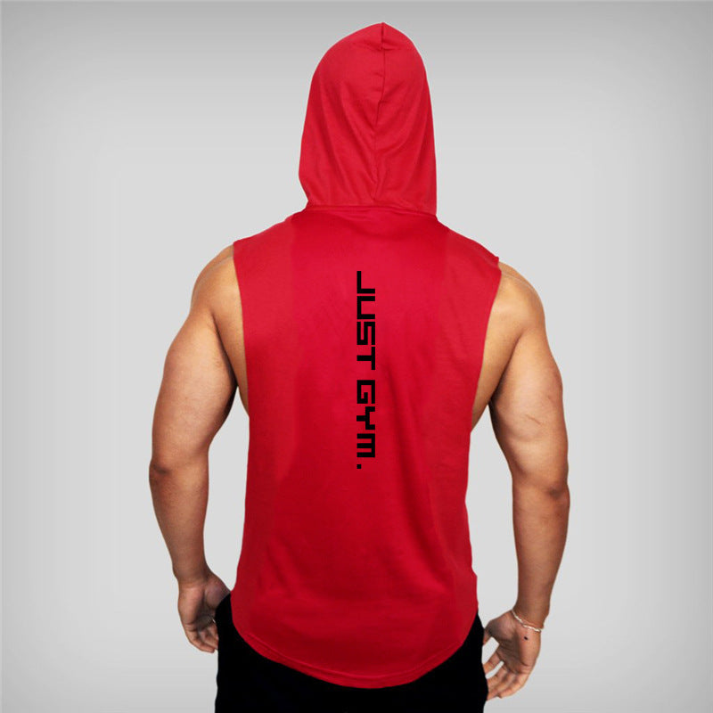 Men's Hooded Fitness Vest - Loose Fit - Be Active Gear