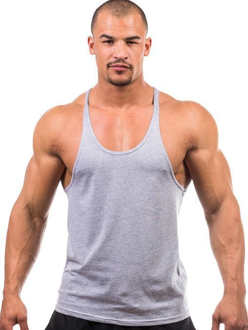 Cotton Basic Fitness Training Vest for Men - Be Active Gear