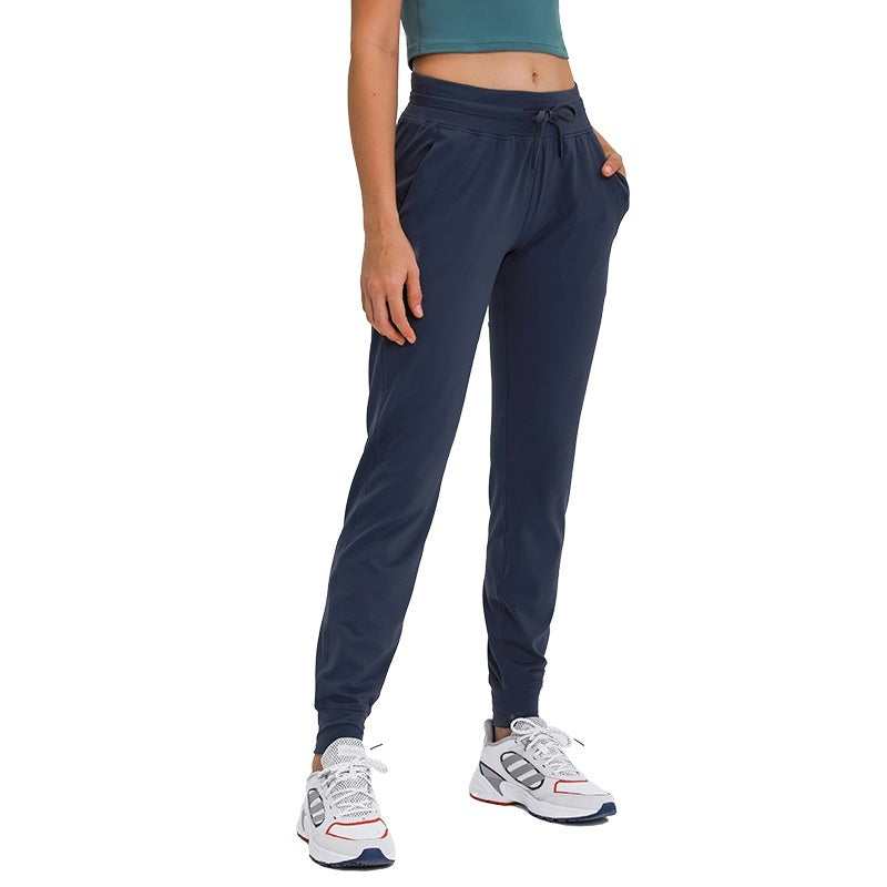 High Waist Drawstring Yoga Pants for Women - Be Active Gear